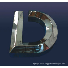 3D Polished Stainless Steel Letter